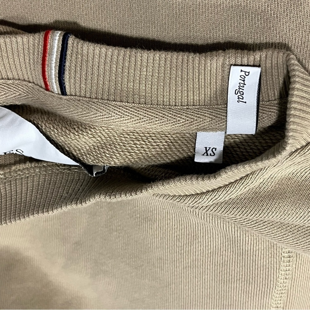 Les Deux Men's Beige round Crewneck Sweater XS Portugal - Picture 7 of 10